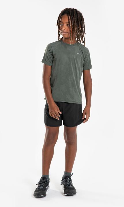 Produktbild Kiprun Laufshirt kurzarm Kinder nahtlos - TS Light 900 khaki (140)