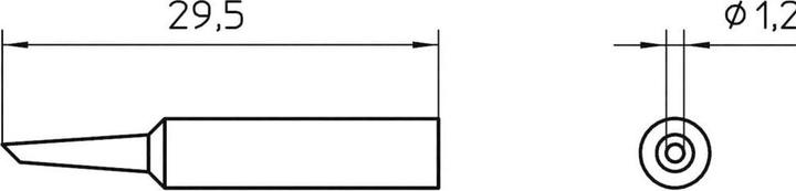 Produktbild Weller Erem XNT 4 1,2 mm (1 Sp./Pack.) (Lötspitze)