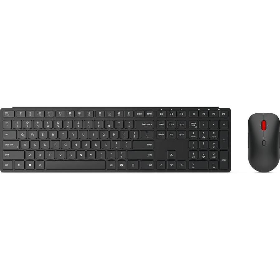 Lenovo KB MICE BO Multi WL Pro 6000 KBMS Nord (Deutschland, Kabelgebunden), Tastatur, Schwarz