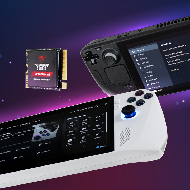 Produktbild Patriot SSD 2TB M.2 Viper Mini VP4000 Gen4 x4 5000/3500 (2000 GB, M.2 2230)