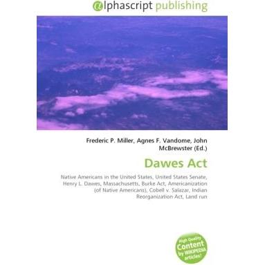 Dawes Act, Fachbücher