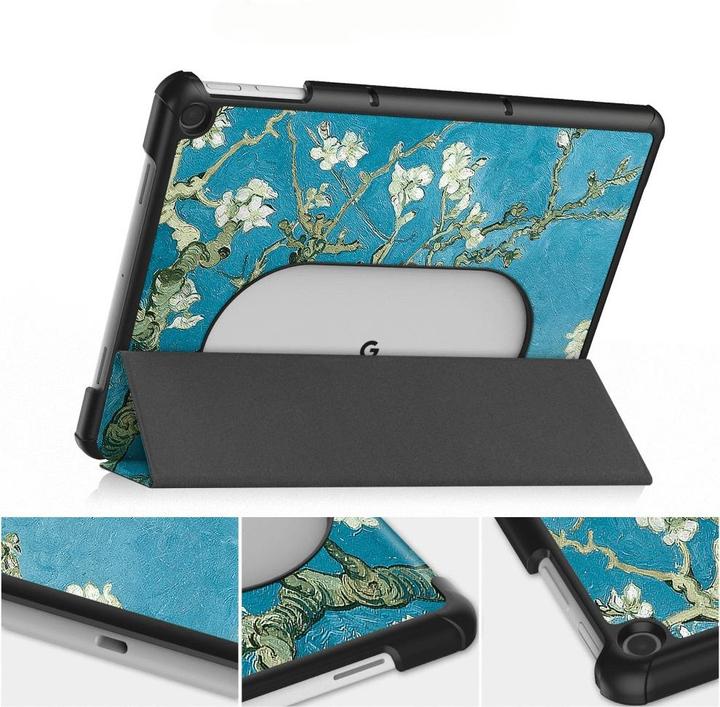 Actual product image Cover-Discount Google Pixel Tablet - Tri-fold Smart Case Blossoms (Google Pixel Tablet)