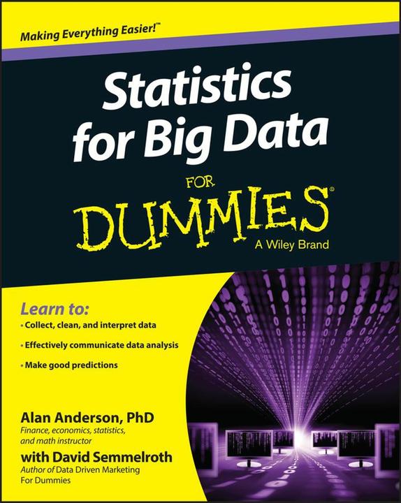 Produktbild Statistics for Big Data for Dummies (Englisch, Alan Anderson, 2015)
