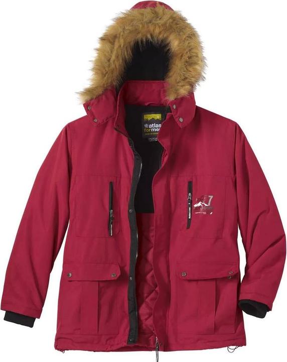 Produktbild Atlas For Men Wasserabweisender Parka mit Kunstfellkapuze (3XL)
