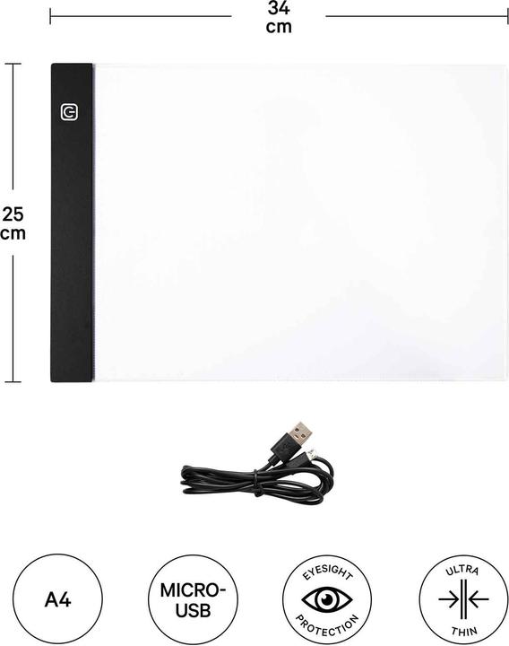 Produktbild I Am Creative LED Zeichenbrett (34 x 25 cm)