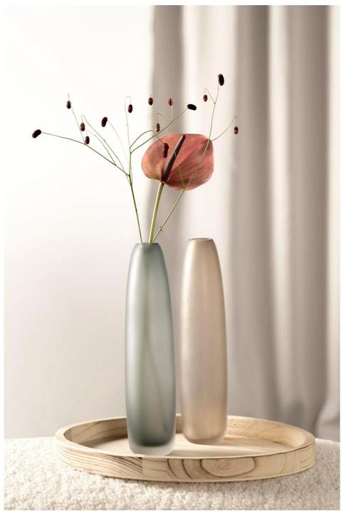 Actual product image Leonardo Vase Bellagio 35 cm, Anthracite (1 x, 35 x 8 cm, 1 l)