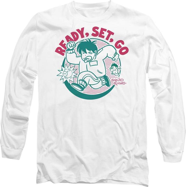 Produktbild Squid Game Season Three Ready Set Go TShirt Langärmlig (XL)