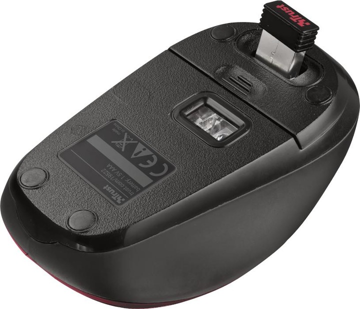 Actual product image Trust Yvi Wireless Mini Mouse red (Wireless)