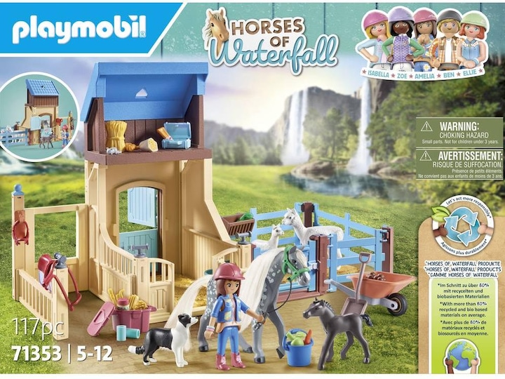 Actual product image Playmobil Amelia & Whisper with horse box (71353, Playmobil Horses of Waterfall)