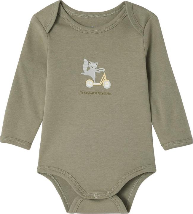 Actual product image Vertbaudet Bio-Kollektion: 5er-Pack Baby Schlupfbodys mit langen Ärmeln (68)