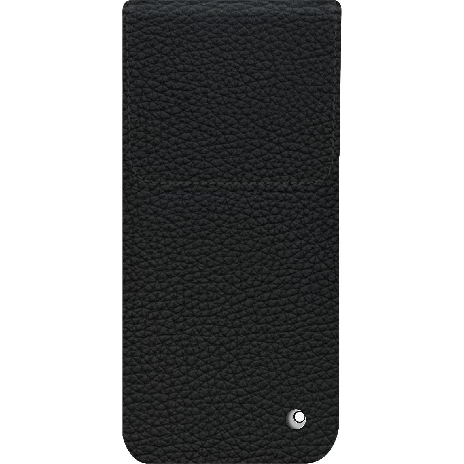 Noreve Lederschutzhülle (Samsung Galaxy S25), Smartphone Hülle, Schwarz