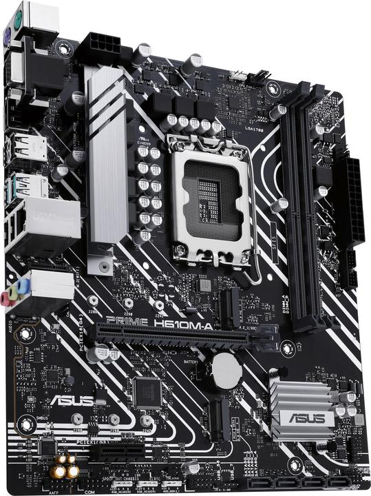 Productafbeelding ASUS PRIME H610M-A-CSM (LGA 1700, Intel H610, mATX)
