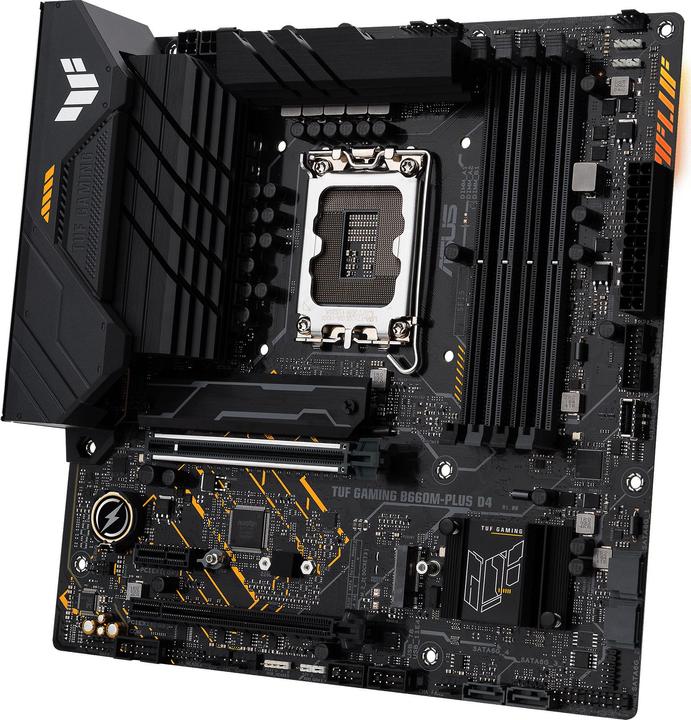 Produktbild ASUS TUF GAMING B660M-PLUS D4 (LGA 1700, Intel B660, mATX)