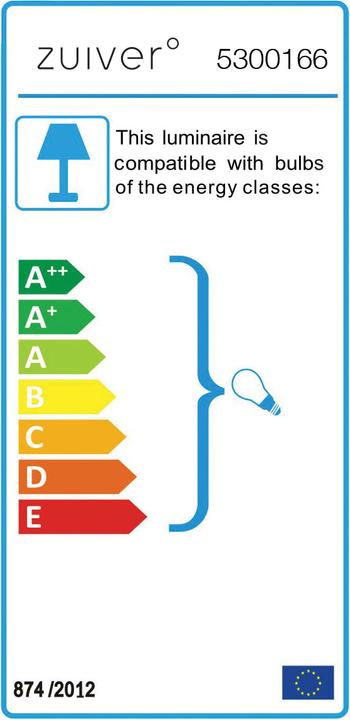 Energy Label Zuiver Hawk (E27)