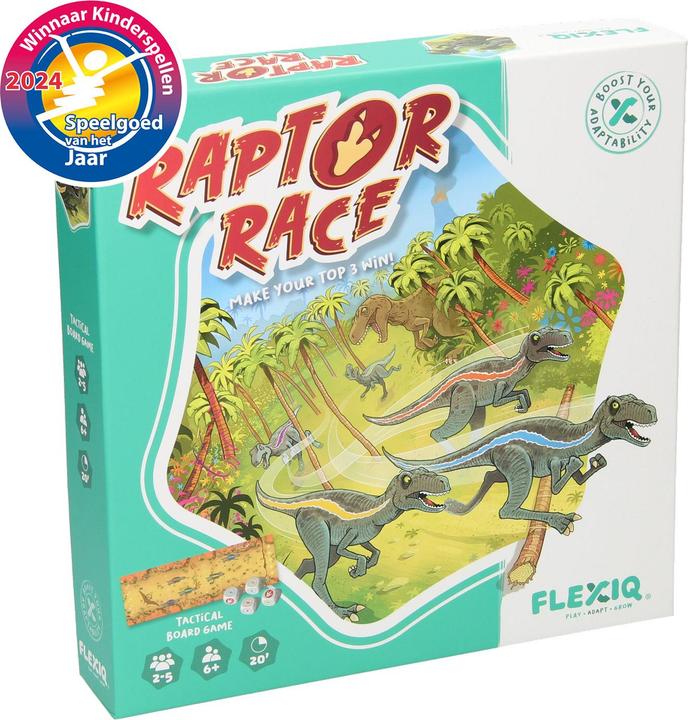 Actual product image Helvetiq FlexiQ - Raptor Race (English, French, German, 2 - 5 Players)