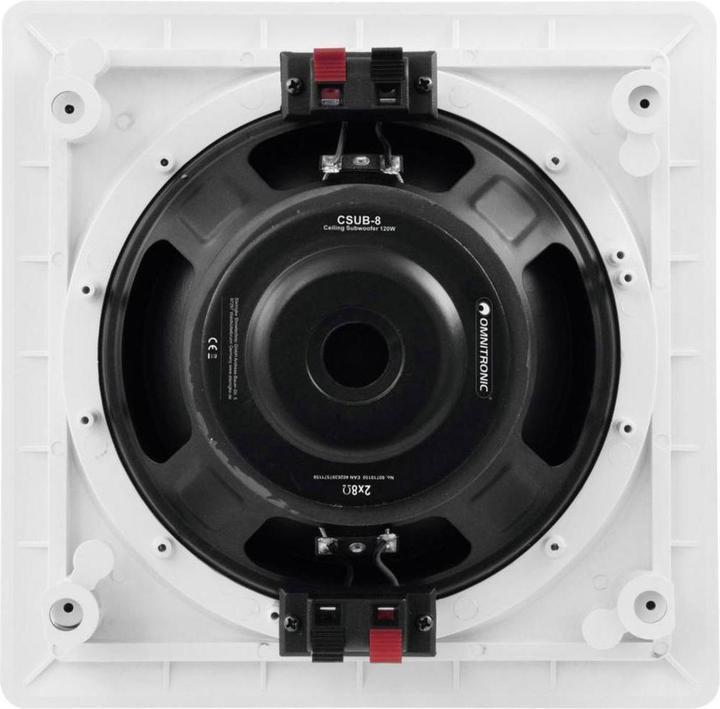 Actual product image Omnitronic CSUB8 Ceiling Subwoofer (1 pcs.)