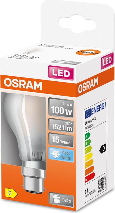Produktbild Osram Led Retrofit Classic A (B22d, 1521 lm, 1 x)