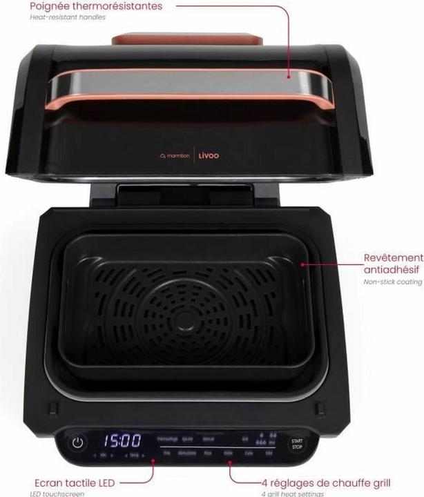 Produktbild Livoo Luftfritteuse & Grill 6 L