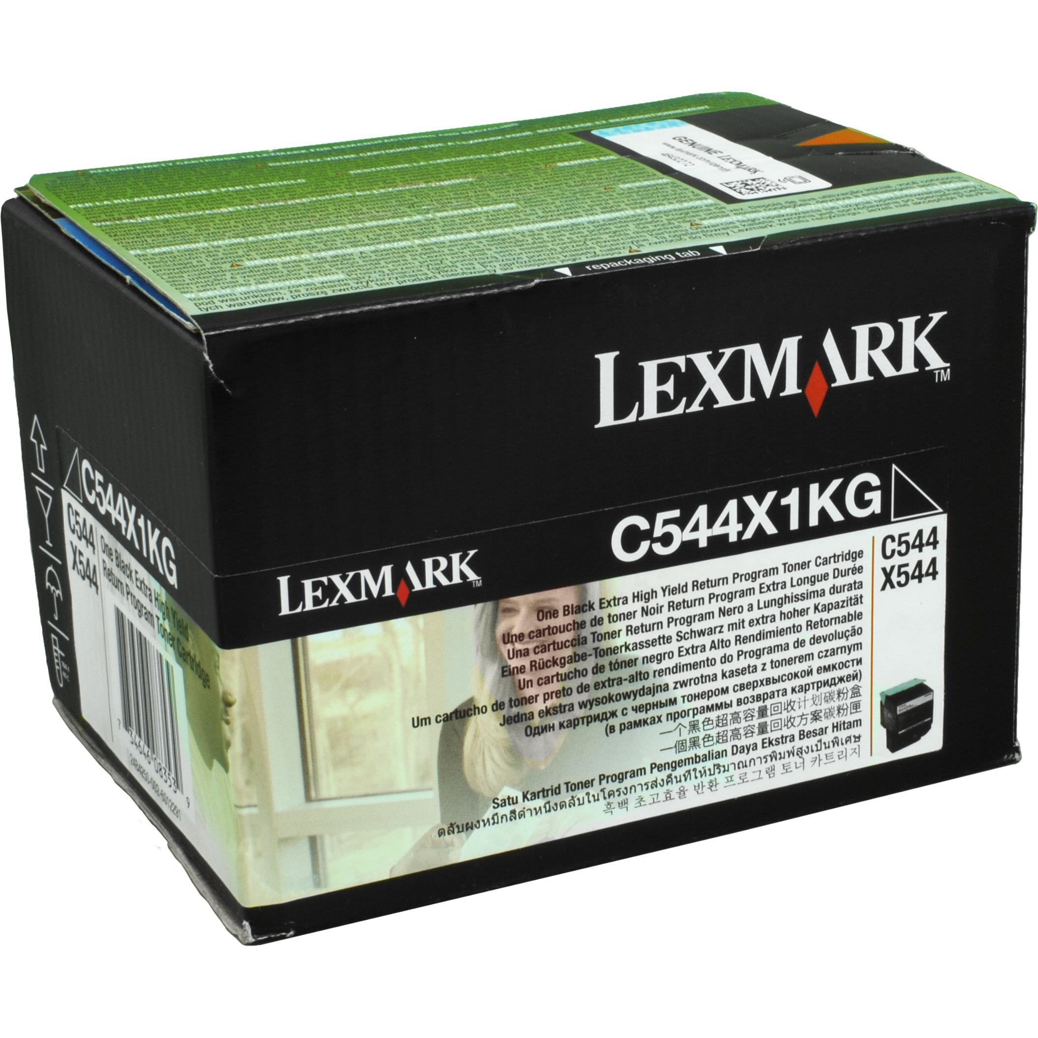 Thumbnail - Lexmark, Toner, C544x1kg (BK)
