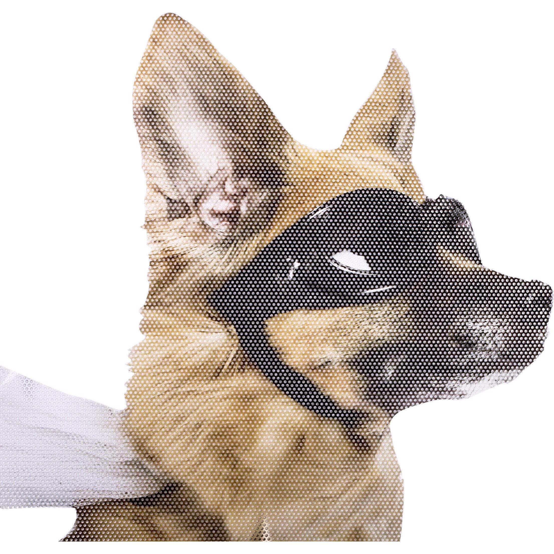 Thumbnail - Ride With, Sticker, a Dog - Fenstersticker "Hund"