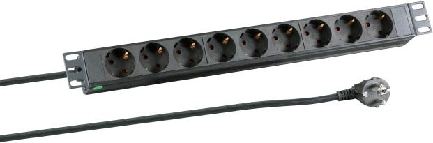 Produktbild EFB Elektronik Steckdosenleiste (9x, CEE 7/3, 2 m)
