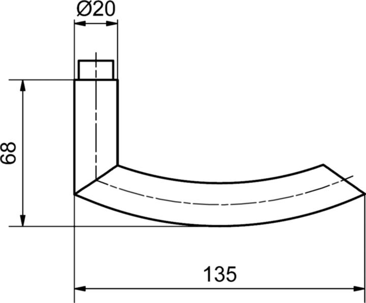 Produktbild Glutz Türdrücker Topaz (Türgarnitur)