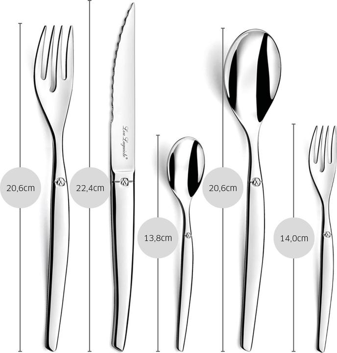 Immagine prodotto Lou laguiole Set di posate JET (30 pz., Set di posate)