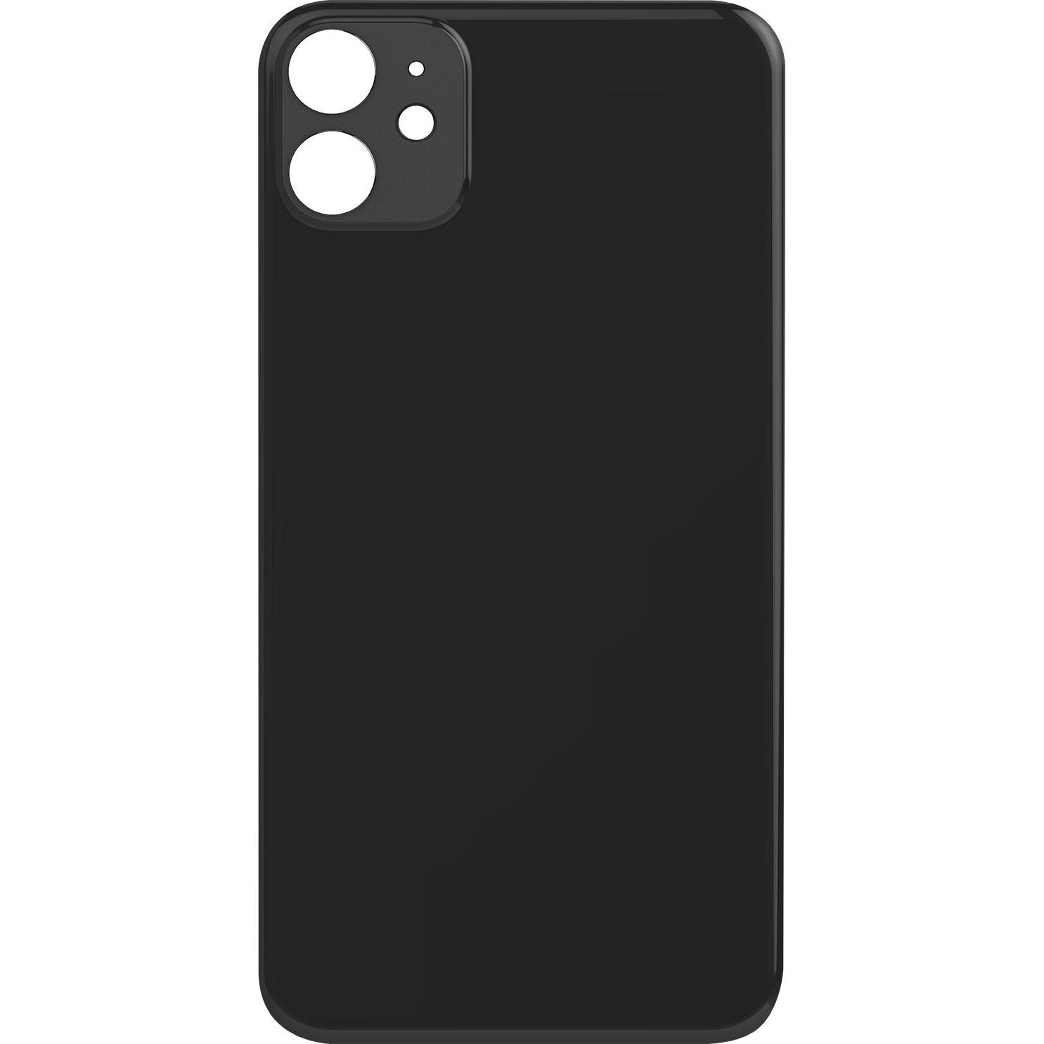 Clappio Ersatzteil, Rückseite, Akkuabdeckung (iPhone 11), Mobilgerät Ersatzteile, Schwarz