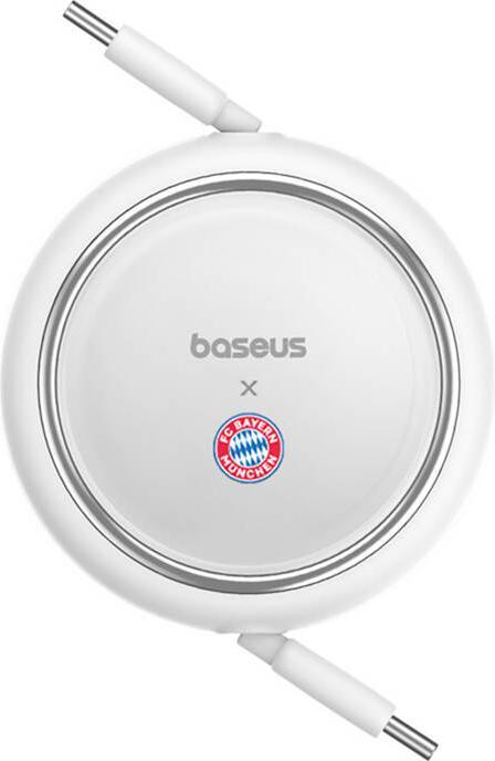 Actual product image Baseus USB-C to USB-C 100W Charging Cable (White) Bayern Edition (1 m, 100 W)