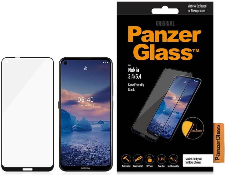 Immagine prodotto PanzerGlass Edge-to-Edge (1 Pezzo/i, Nokia 5.4, Nokia 3.4)