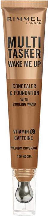 Rimmel London Rimmel Multi-Tasker Wake Me Up Foundation & Concealer 100 Mokka (20 ml)