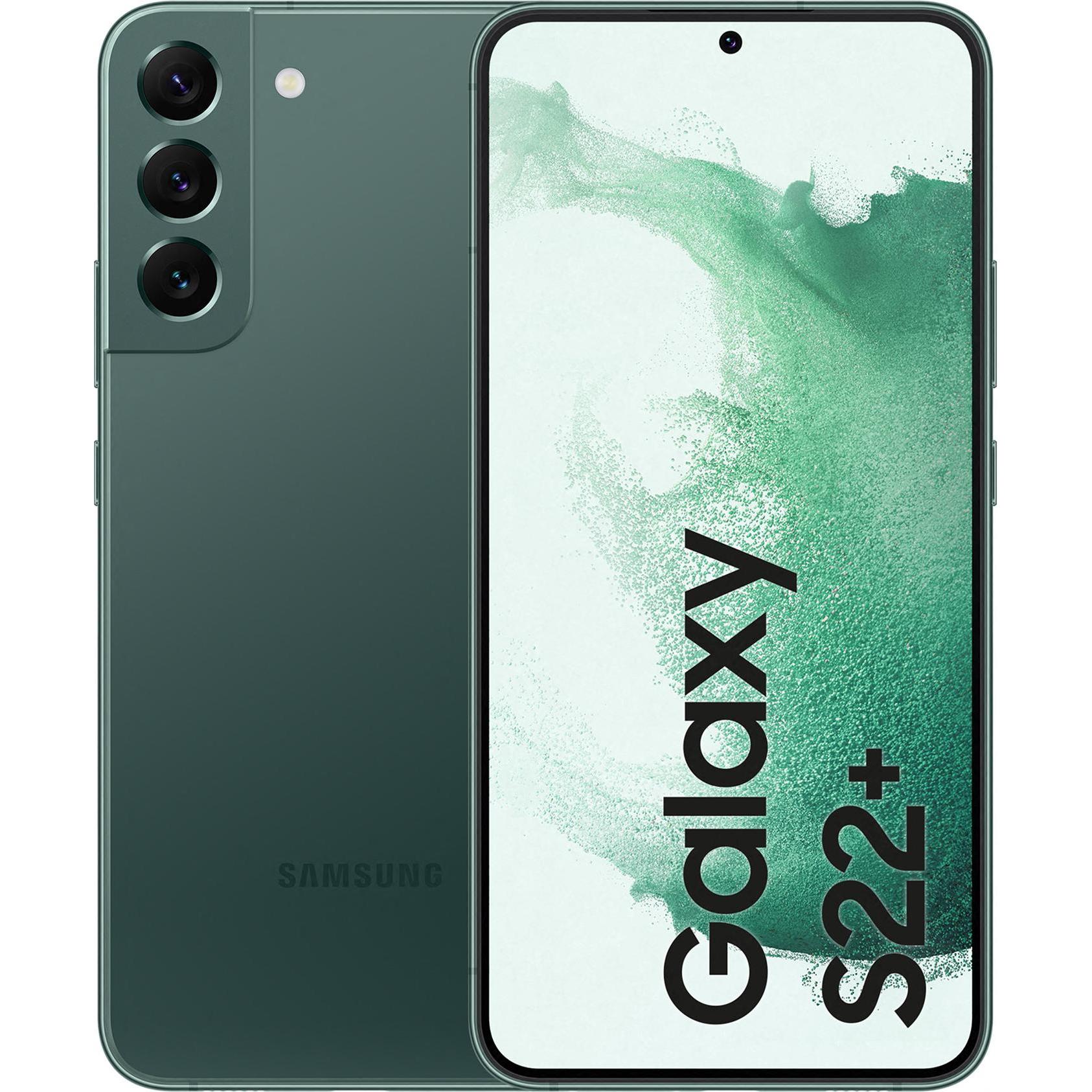 Samsung Galaxy S22+ (128 GB, Green, 6.60", Dual SIM, 50 Mpx, 5G), Smartphone, Grün