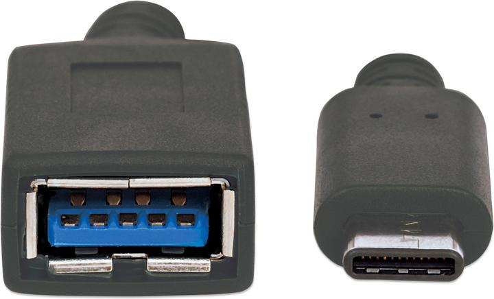 Produktbild Manhattan USB-A - USB-C, USB 3.0 30AWG (0.15 m, USB 3.2 Gen 1, 100 W)
