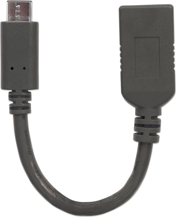 Produktbild Manhattan USB-A - USB-C, USB 3.0 30AWG (0.15 m, USB 3.2 Gen 1, 100 W)