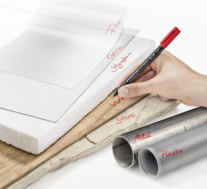 Productafbeelding Staedtler Lumocolor permanent (Veelkleurig, 0.60 mm, 4 x)