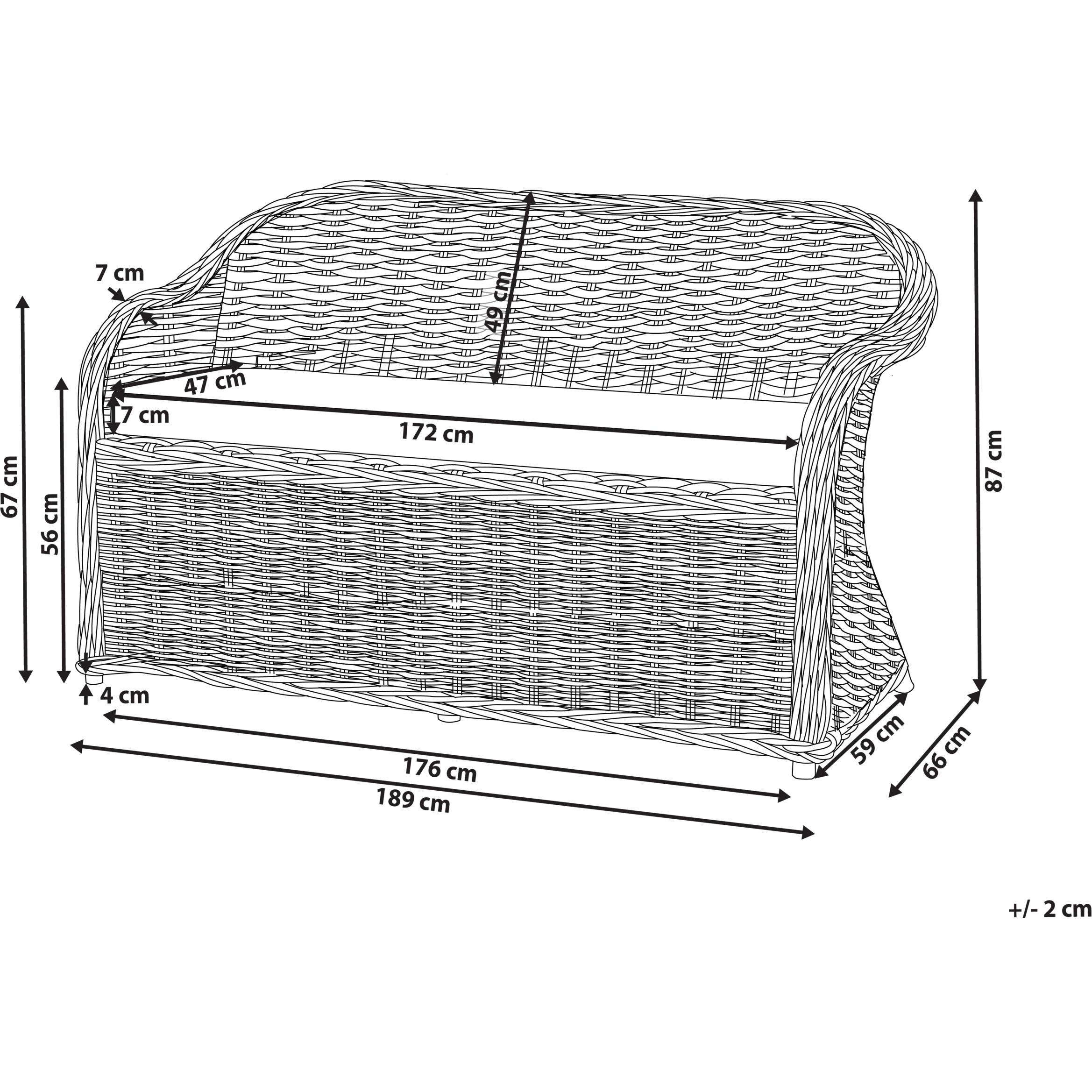 Thumbnail - Beliani, Gartenlounge, Susua