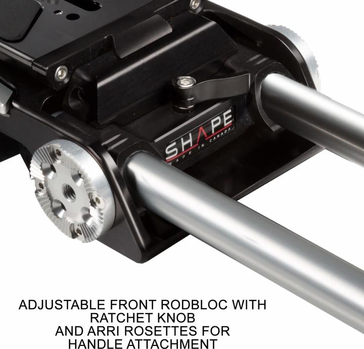 Actual product image Shape BP10 - Revolt VCT Universal Baseplate With Camera Shoulder Mount