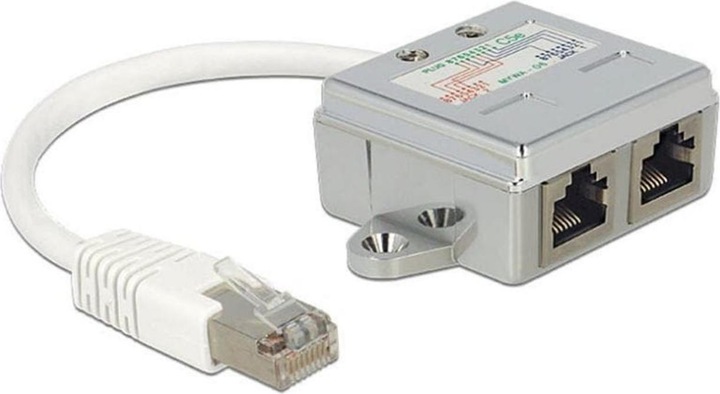 Actual product image Delock RJ45 connection doubler (Cable Accessories)
