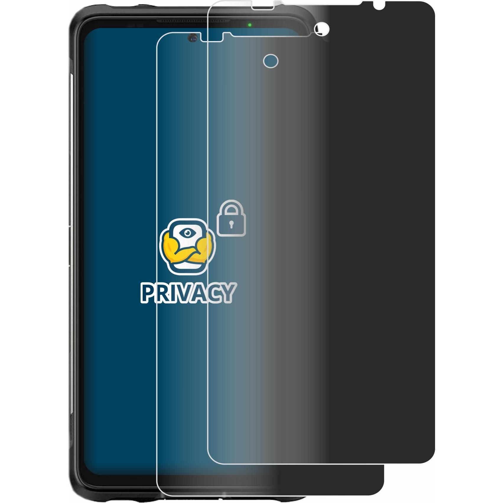 Thumbnail - BROTECT Sichtschutzfolie Anti-Spy Privacy Folie Blaulicht-Schutz (2 Stück, Ulefone Armor 10 5G), Smartphone Schutzfolie,...