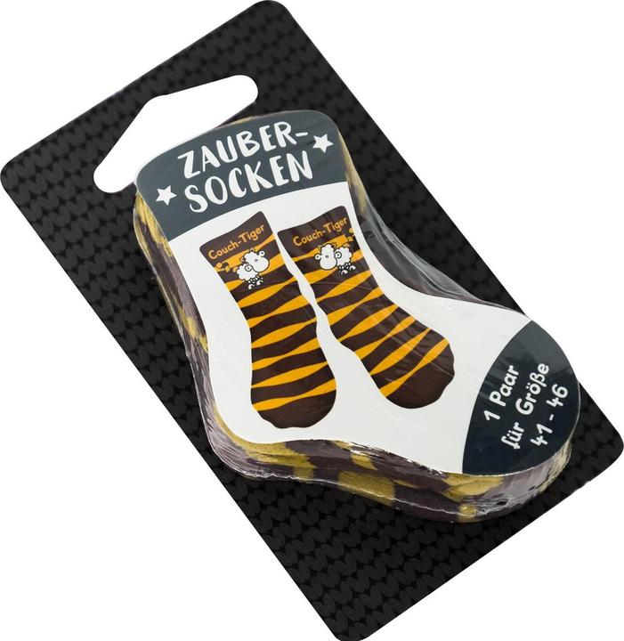 Actual product image Sheepworld Socks Couchtiger size 41 - 46, washable (40 degrees) (Single pack, 41 - 46)