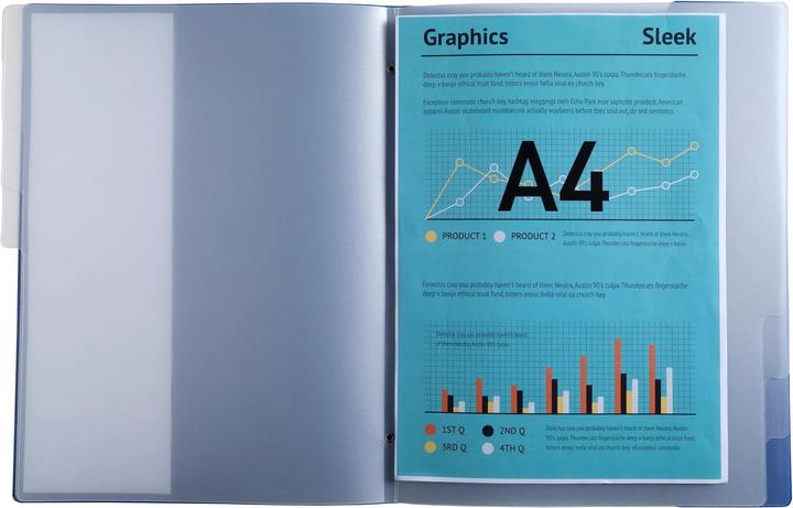 Produktbild Exacompta Fächermappen Set Bee Blue (A4, 1x)