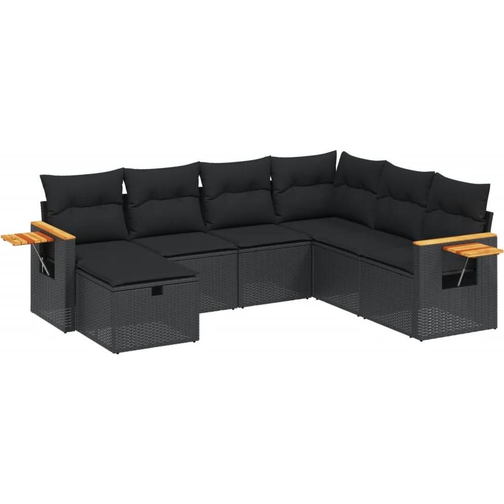 VidaXL, Gartenlounge, 10-tlg. Garten-Lounge-Set mit Kissen