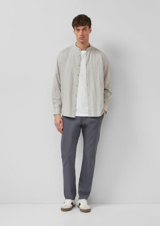 Immagine prodotto s.Oliver Regular Fit: Leichtes Baumwollhemd mit Stehkragen (3XL)
