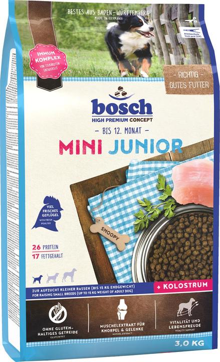 Immagine prodotto Bosch Petfood Mini Junior (Junior, 1 pz., 3000 g)