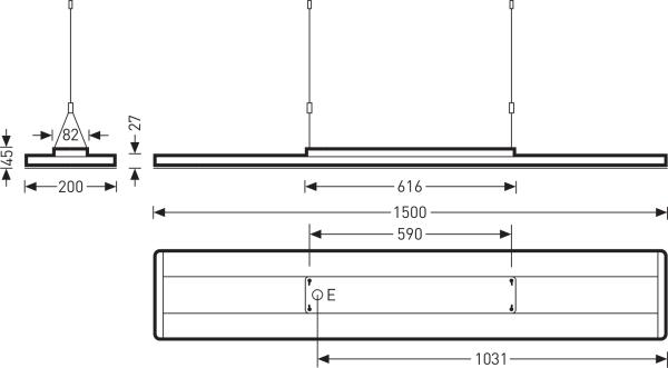 Actual product image Trilux TRIL LED ceiling light (9000 lm)