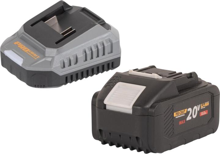 Produktbild Procraft PZA24bb Akku Heckenschere 20 V 510 mm Brushless + 1x Akku 8,0 Ah + Ladegerät (Akkubetrieb)