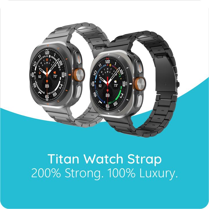 Actual product image Cazy Watchstrap für smartwatch (Titanium)