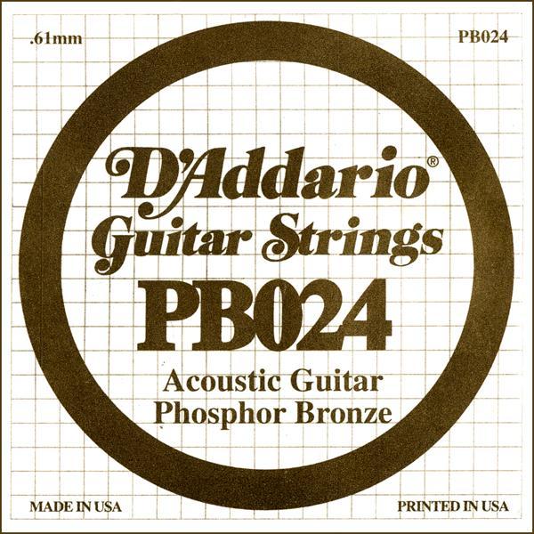 Produktbild D'Addario Pb024 (1x, Gitarre, 0.02")