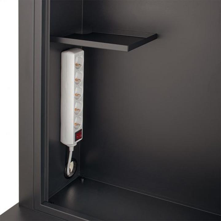 Image du produit Multibrackets Pied électr., -100", max 120 kg, noir (120 kg, 55" - 86")