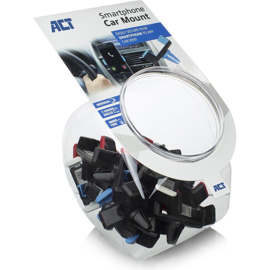 Thumbnail - ACT AC9000 Halterung Passive Halterung Handy/Smartphone Schwarz, Smartphone Halterung, Schwarz